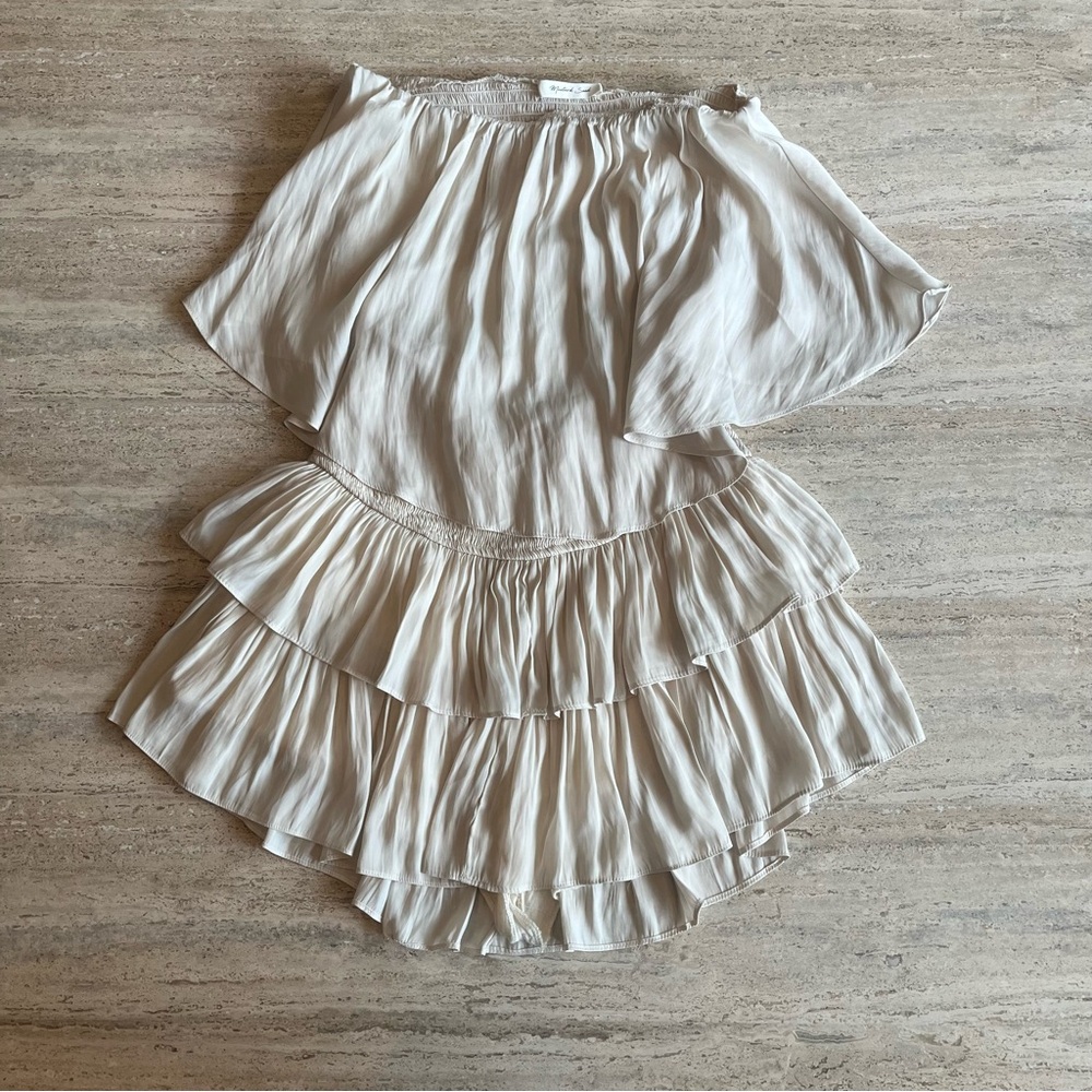Strapless Ruffle Romper